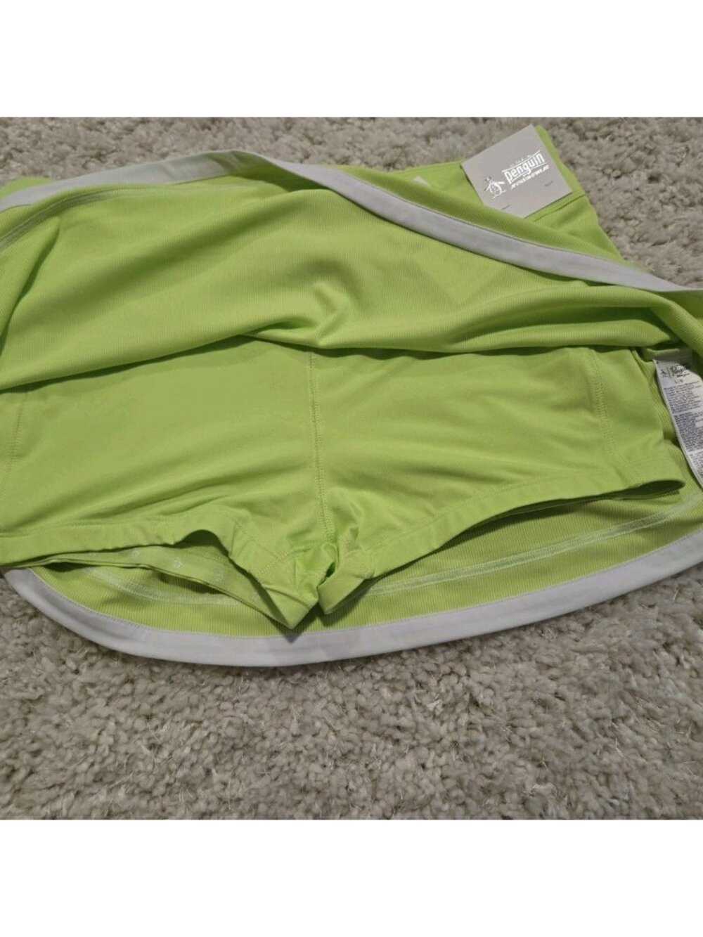 Tennis Skirt Golf Pickleball Penguin by Munsingwear Women's Green Skort Size L - Picture 5 of 7